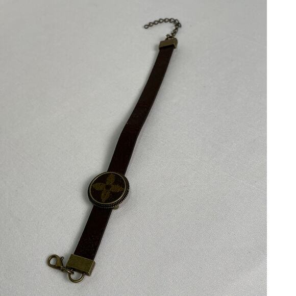 Louis Vuitton Monogram Canvas Brown Leather band - Picture 5 of 7